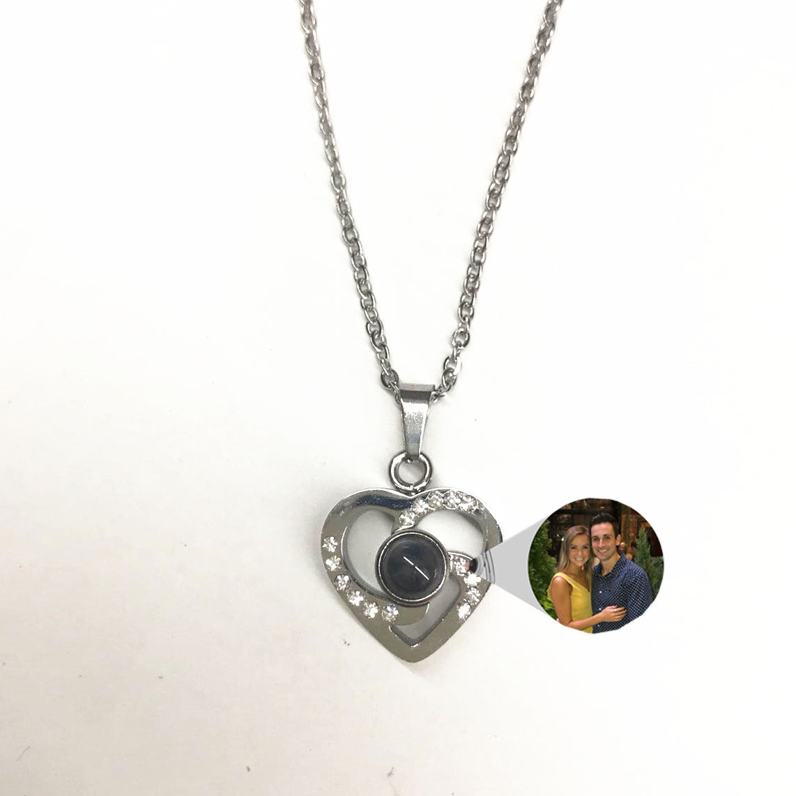 Heart Shaped Projection Necklace