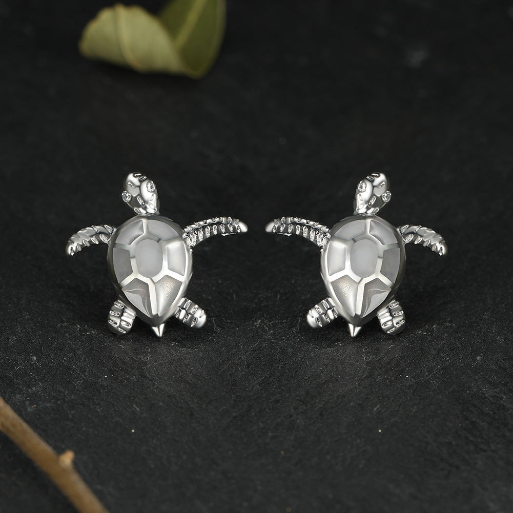 Turtle Copper Stud Earrings